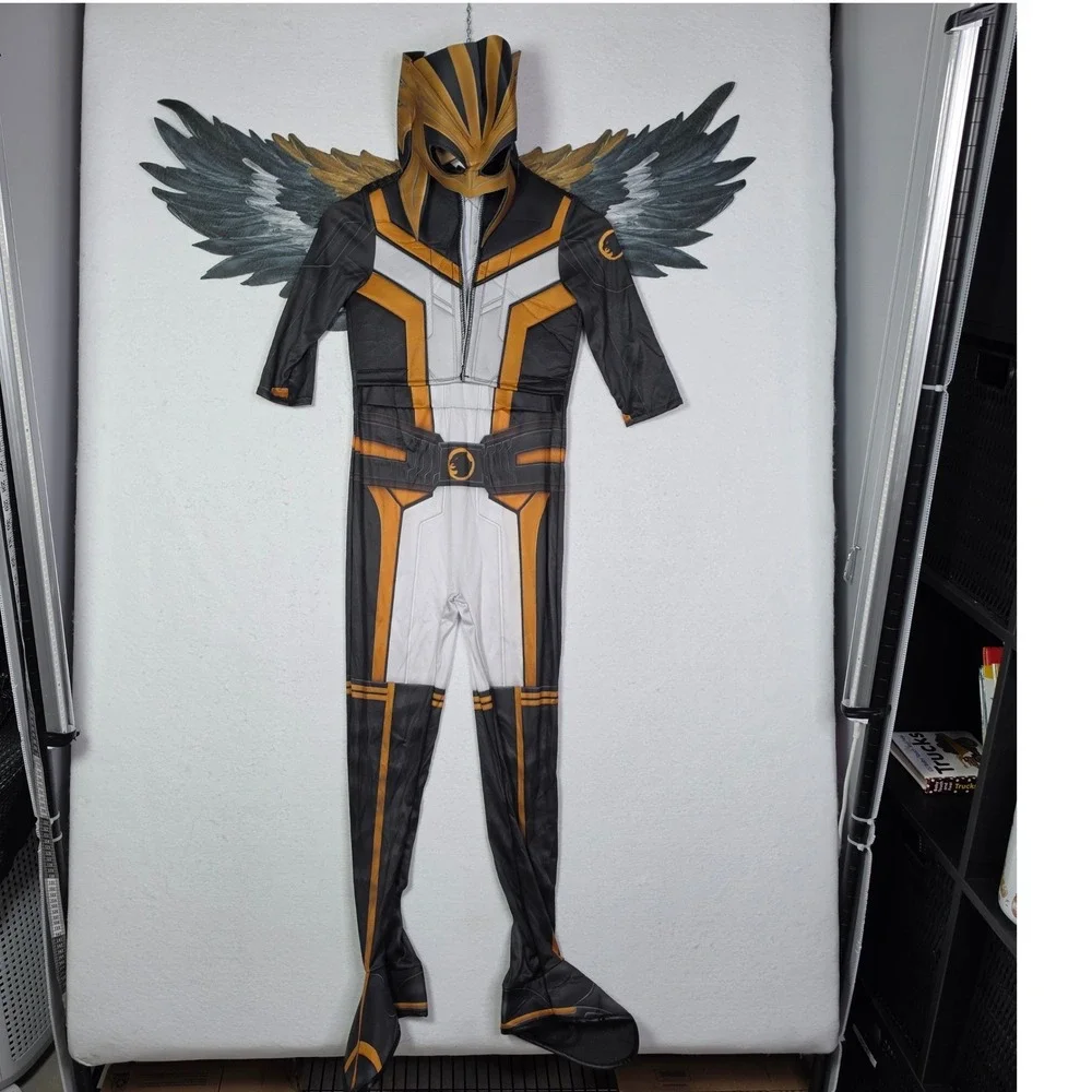 Rubies DC Hawkgirl Child Deluxe Costume Size Medium 7-8 Complete Wings Mask